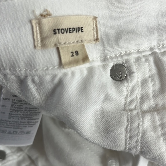 Madewell stovepipe white jeans - Picture 12 of 16
